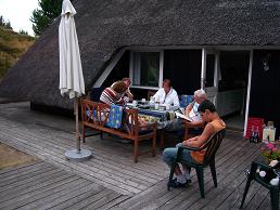Ein ruhiger Abend im d&auml;nischen Ferienhaus